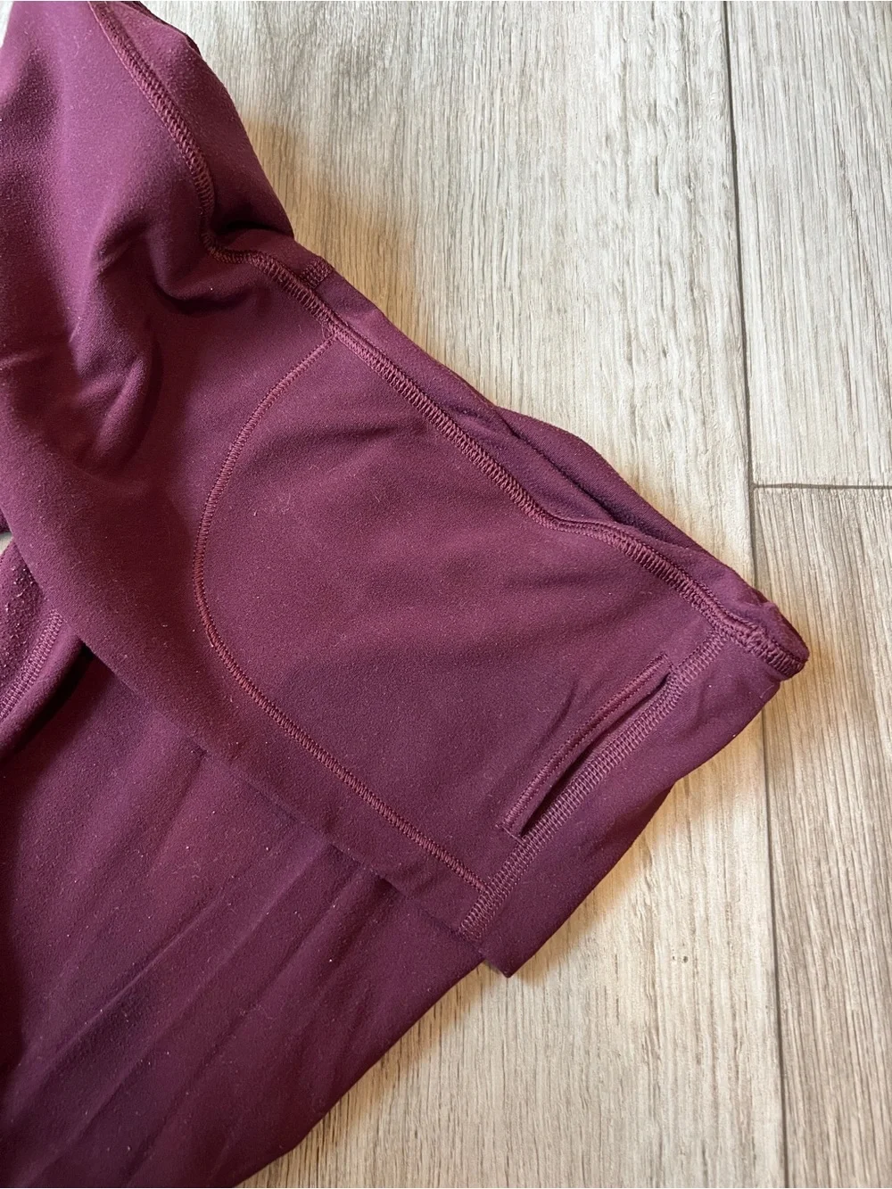 Lululemon Burgundy High Rise Leggings Medium Full Length